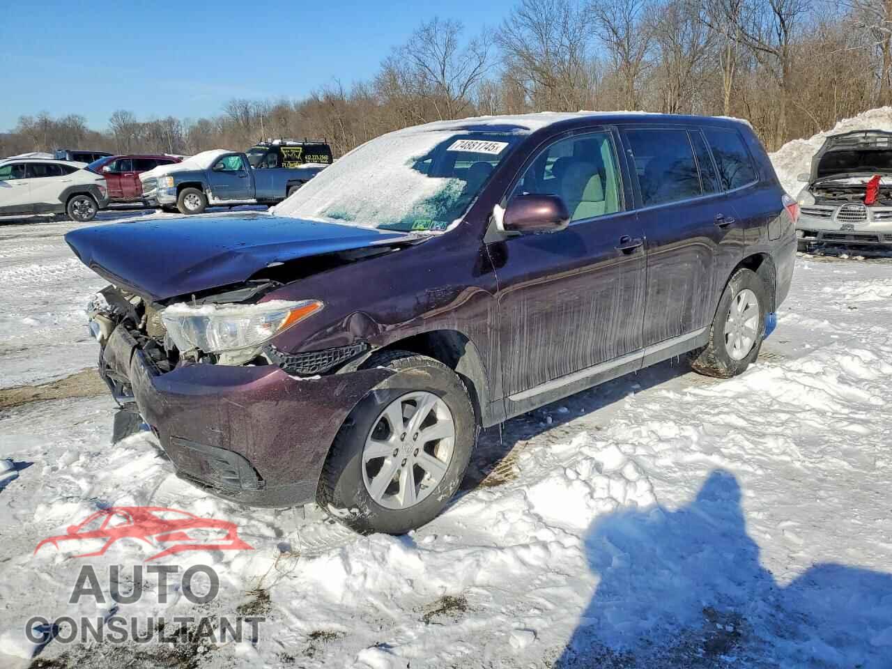 TOYOTA HIGHLANDER 2013 - 5TDBK3EH8DS190507
