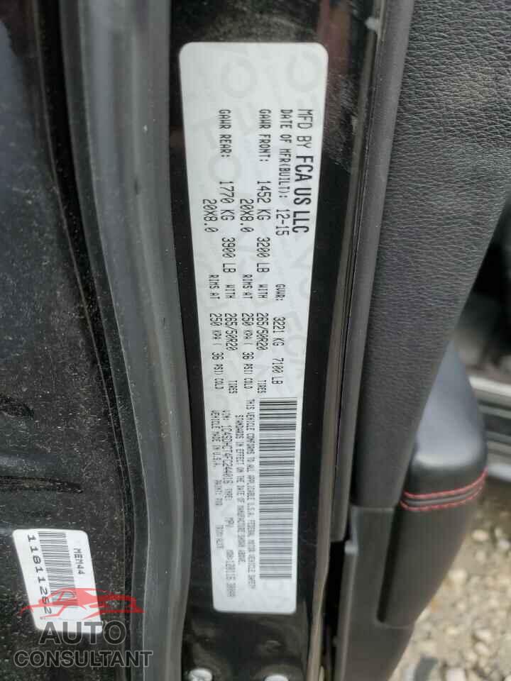 DODGE DURANGO 2015 - 1C4SDHCT4FC244016