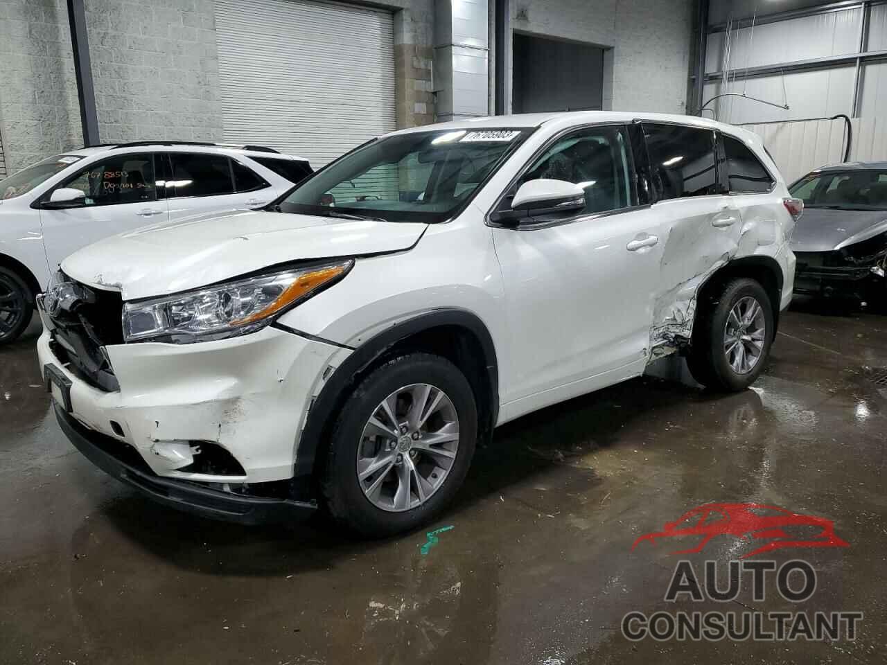 TOYOTA HIGHLANDER 2015 - 5TDBKRFH0FS222810
