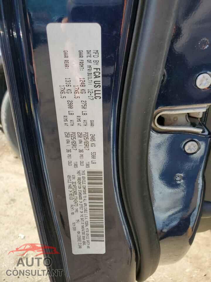 DODGE JOURNEY 2018 - 3C4PDCAB5JT243473