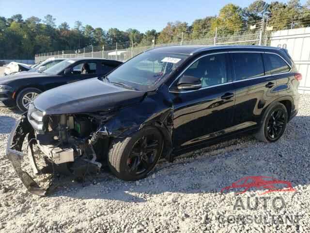 TOYOTA HIGHLANDER 2018 - 5TDYZRFH5JS271449