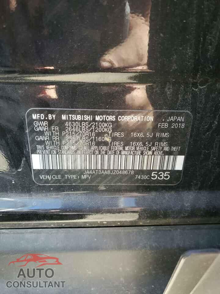 MITSUBISHI ECLIPSE 2018 - JA4AT3AA8JZ048678