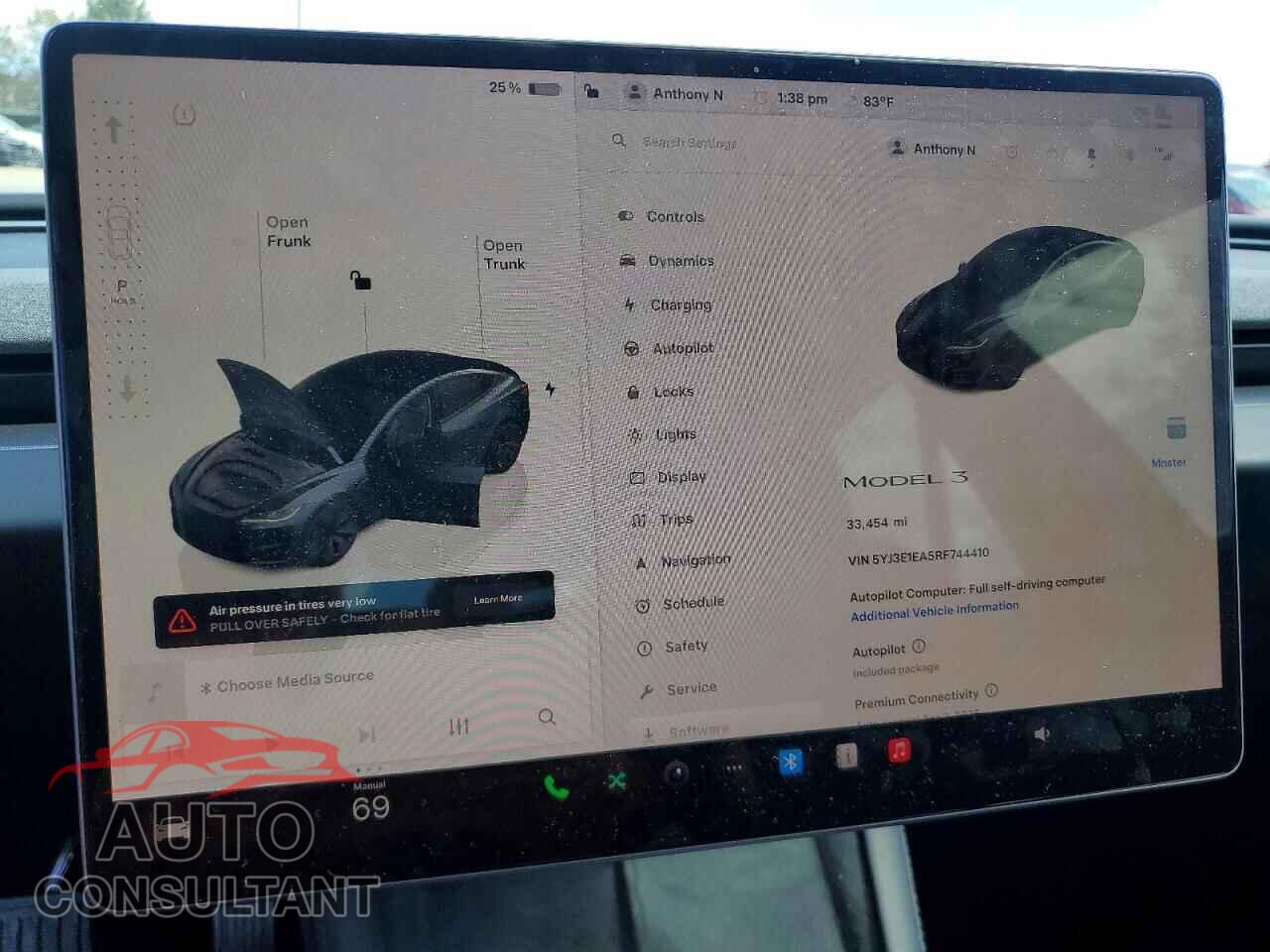 TESLA MODEL 3 2024 - 5YJ3E1EA5RF744410