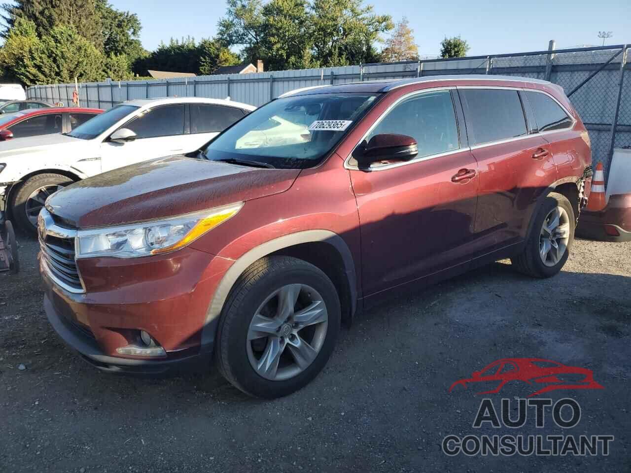TOYOTA HIGHLANDER 2015 - 5TDDKRFH4FS209714