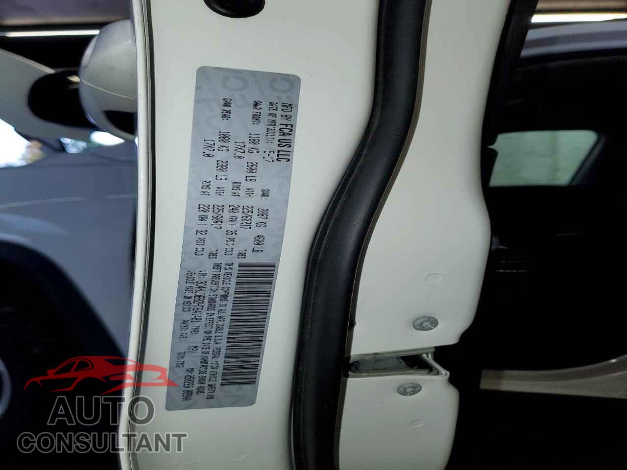 JEEP COMPASS 2017 - 3C4NJDBB2HT641481