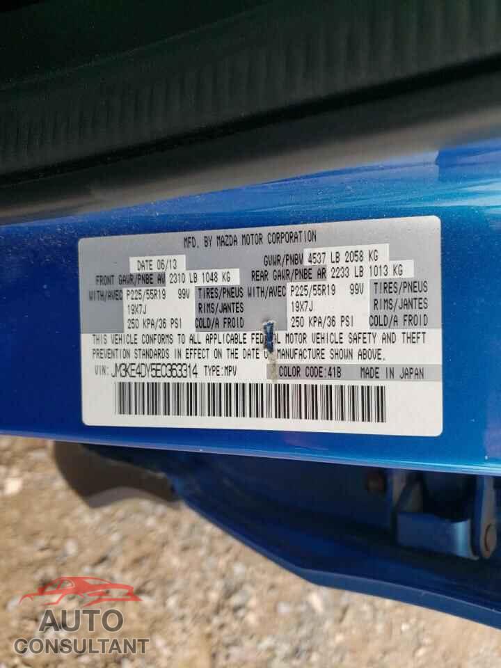 MAZDA CX-5 2014 - JM3KE4DY5E0363314
