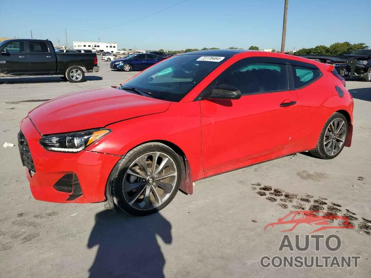 HYUNDAI VELOSTER 2019 - KMHTG6AF7KU003385