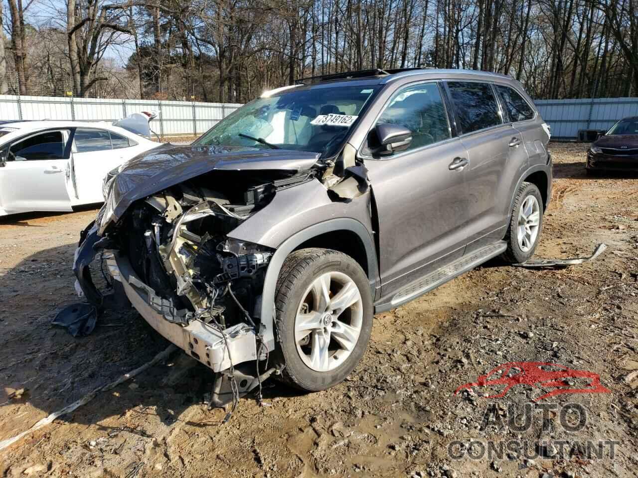 TOYOTA HIGHLANDER 2016 - 5TDYKRFH2GS156885