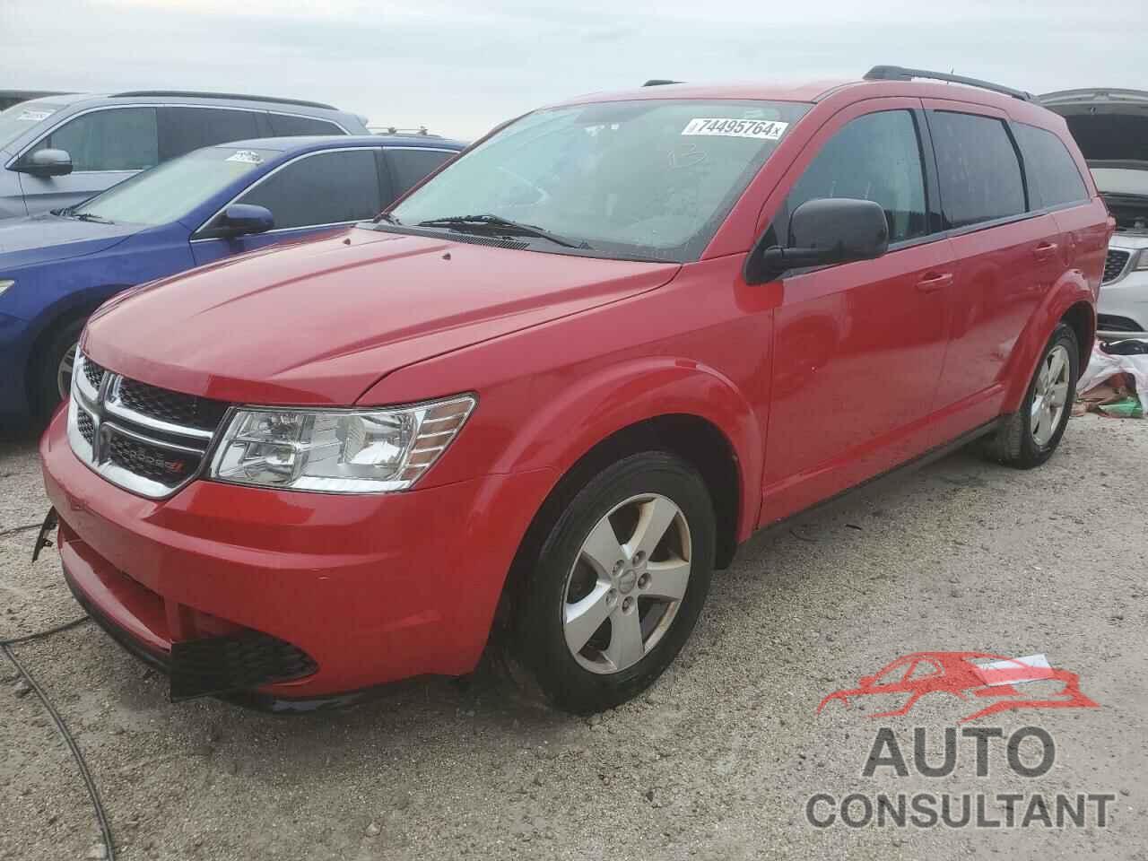 DODGE JOURNEY 2013 - 3C4PDCAB4DT584657