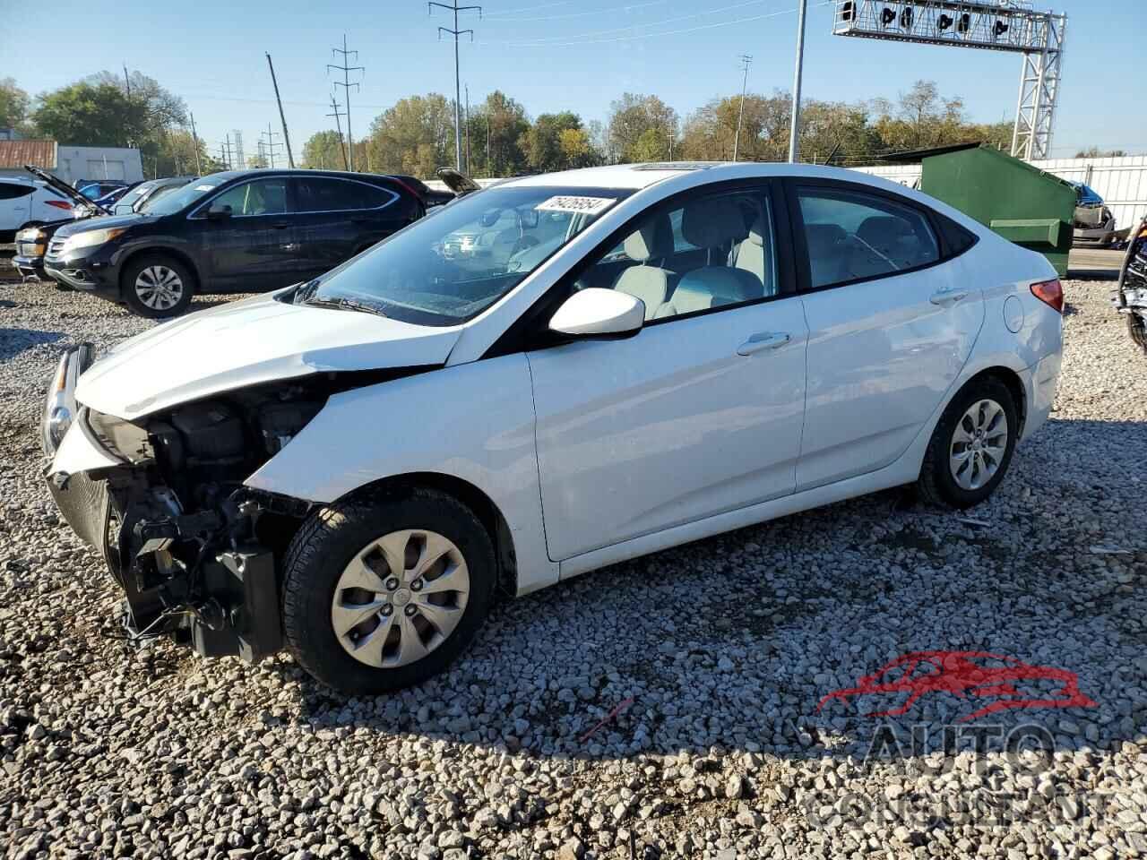 HYUNDAI ACCENT 2016 - KMHCT4AE0GU142241