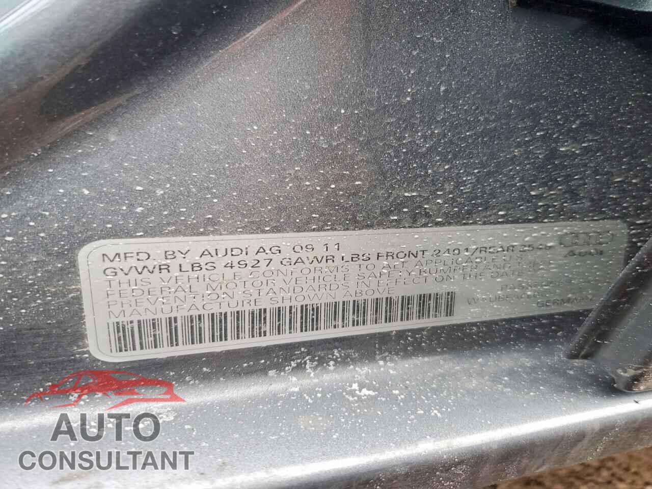 AUDI A4 2012 - WAUBFAFL0CN010479