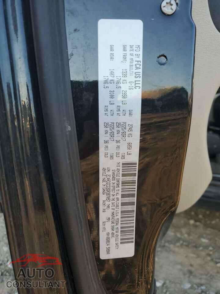 DODGE CARAVAN 2016 - 2C4RDGCG3GR387057