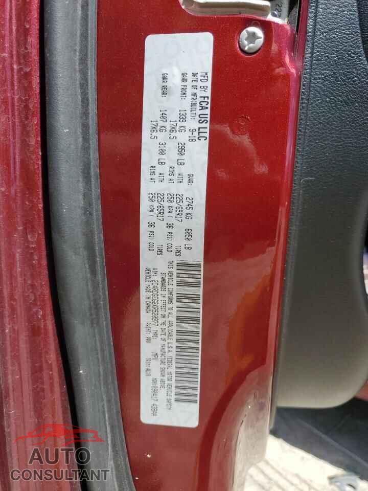 DODGE CARAVAN 2019 - 2C4RDGEG2KR520977