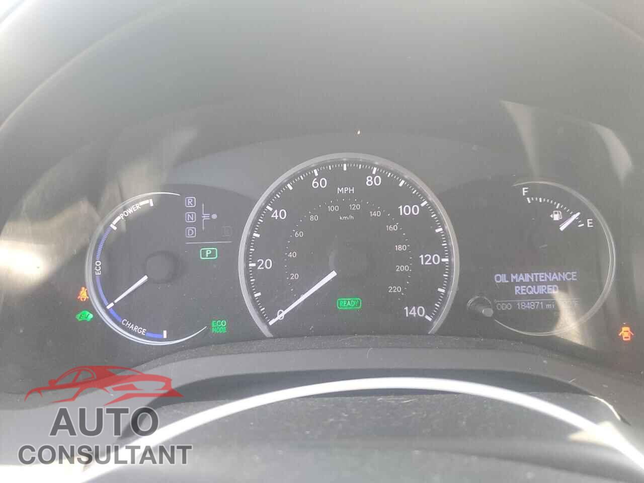 LEXUS CT 200 2012 - JTHKD5BH2C2121472