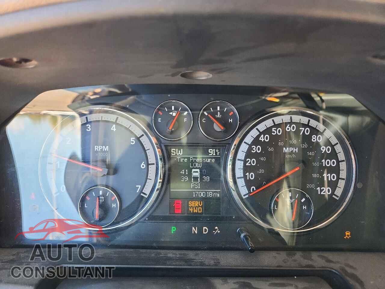 DODGE RAM 1500 2012 - 1C6RD7LTXCS167735