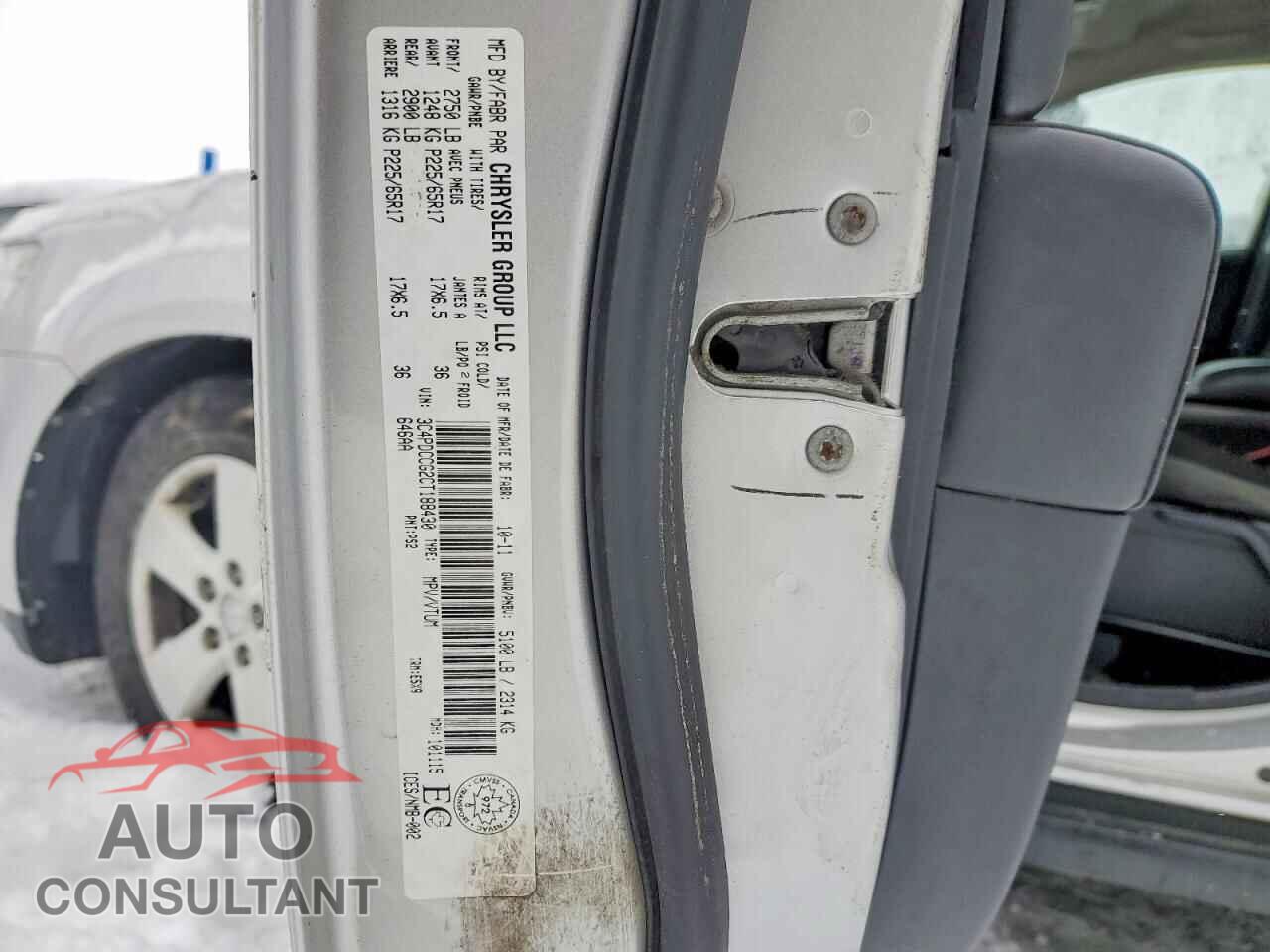 DODGE JOURNEY 2012 - 3C4PDCCG2CT188430