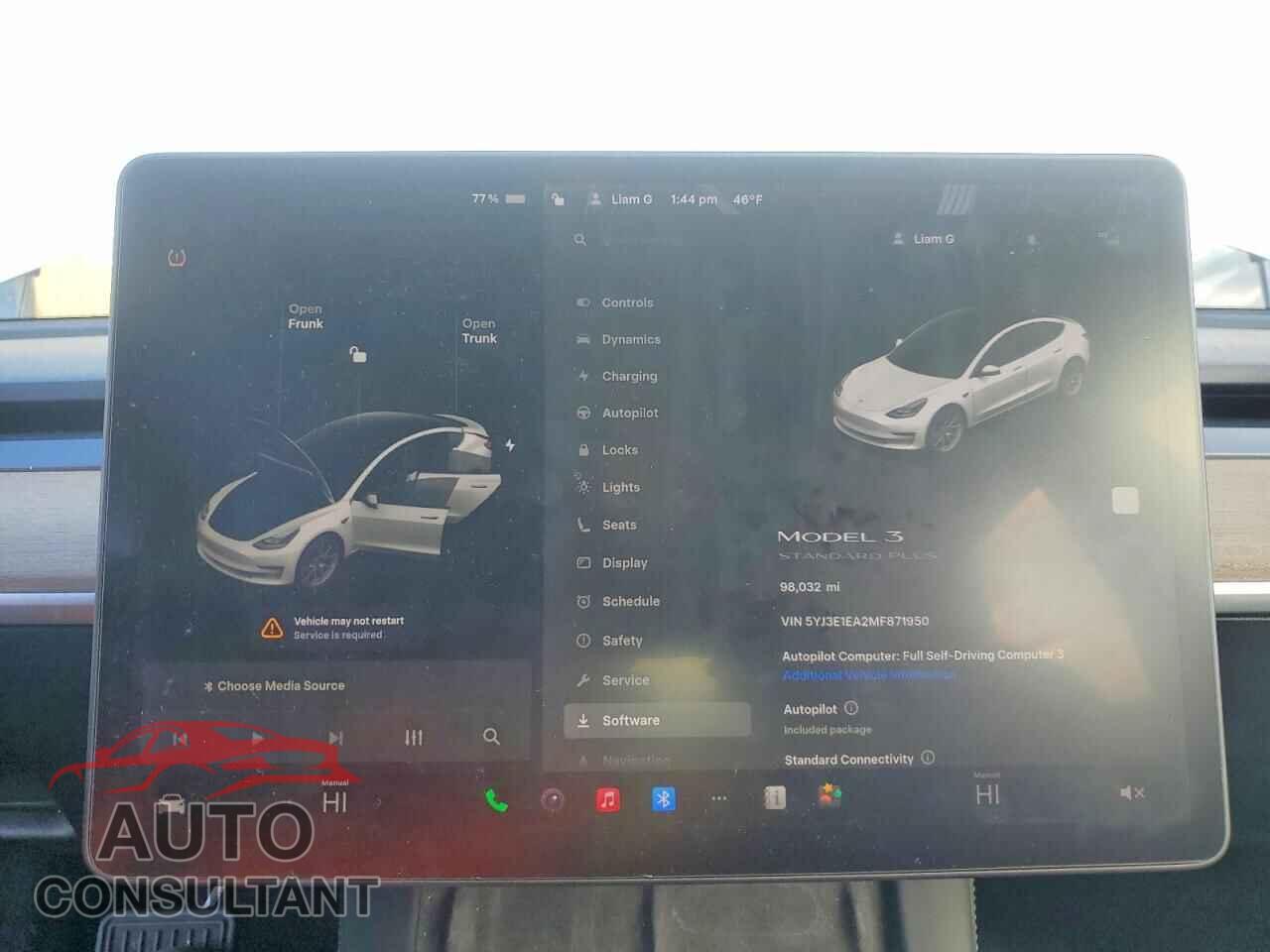 TESLA MODEL 3 2021 - 5YJ3E1EA2MF871950