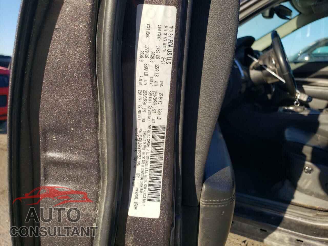 DODGE DURANGO 2017 - 1C4RDJDG9HC827952
