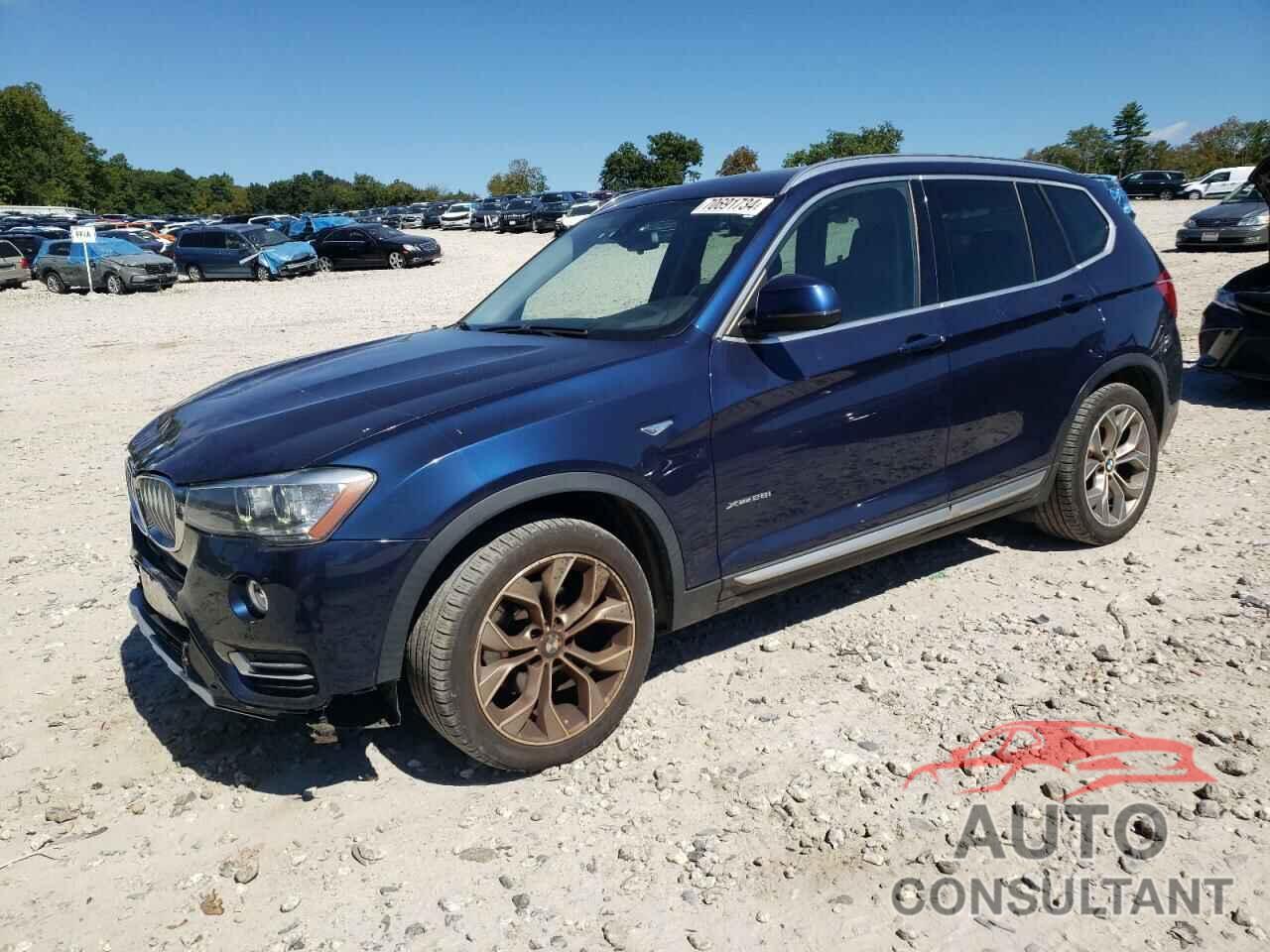 BMW X3 2016 - 5UXWX9C52G0D77930