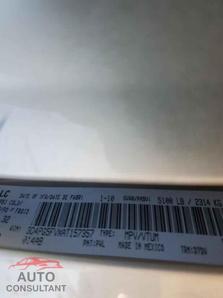 DODGE JOURNEY 2010 - 3D4PG5FVXAT157357