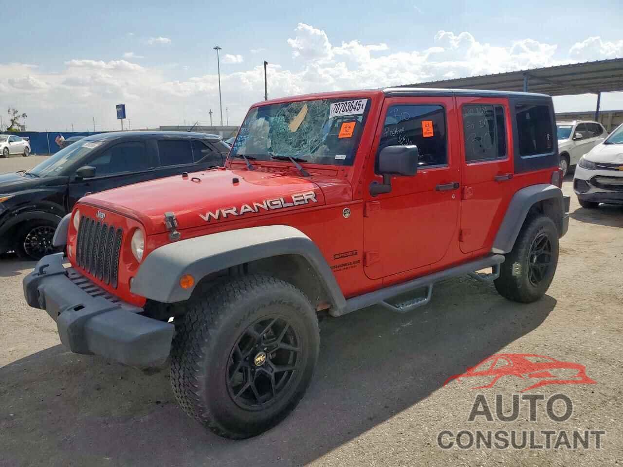 JEEP WRANGLER 2015 - 1C4BJWDG3FL614791