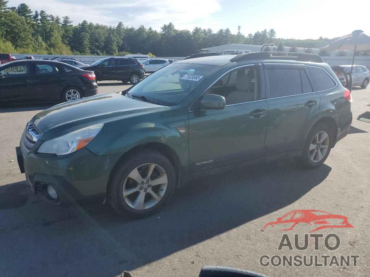 SUBARU OUTBACK 2014 - 4S4BRBCC1E3318405