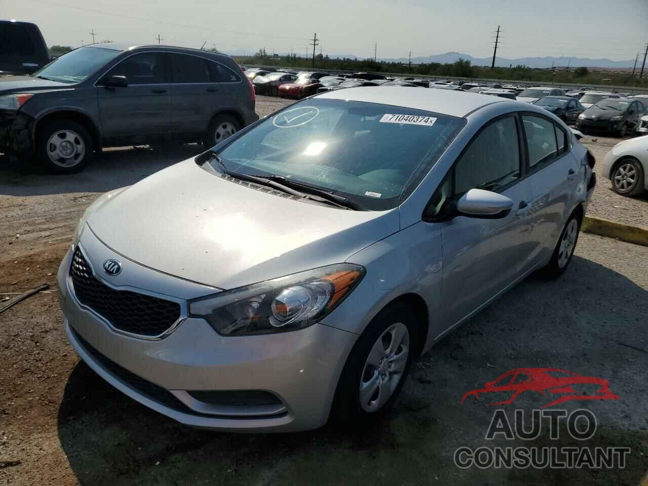KIA FORTE 2016 - KNAFK4A68G5591221