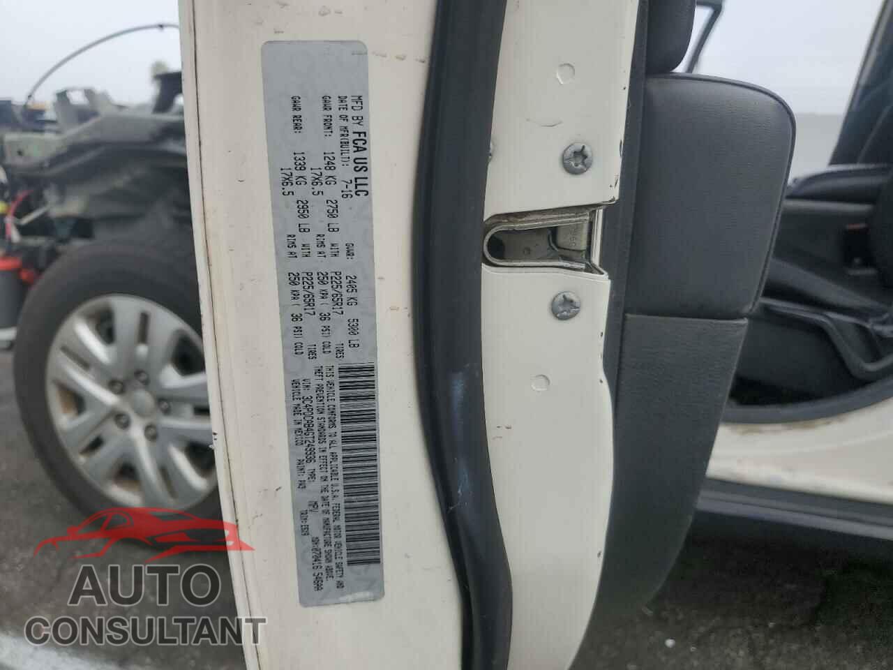DODGE JOURNEY 2016 - 3C4PDCAB4GT249936