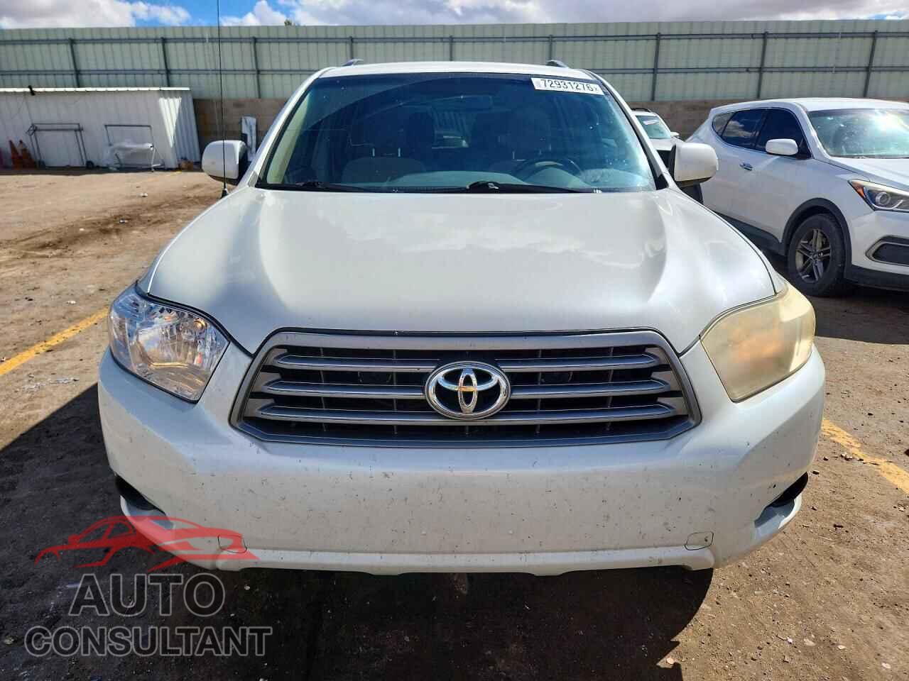 TOYOTA HIGHLANDER 2010 - JTEZA3EH8A2010314