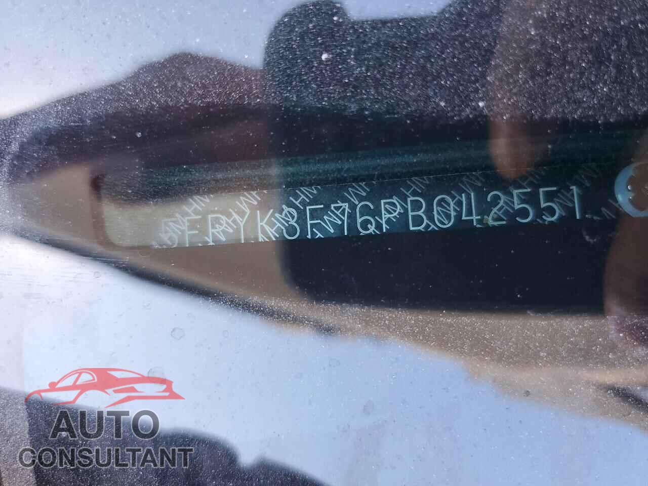 HONDA RIDGELINE 2023 - 5FPYK3F76PB042551
