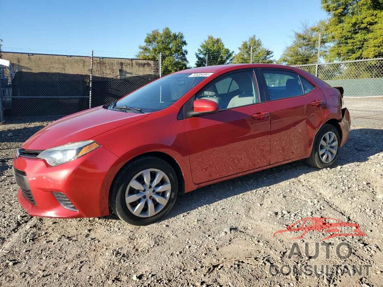 TOYOTA COROLLA 2016 - 2T1BURHE7GC717352