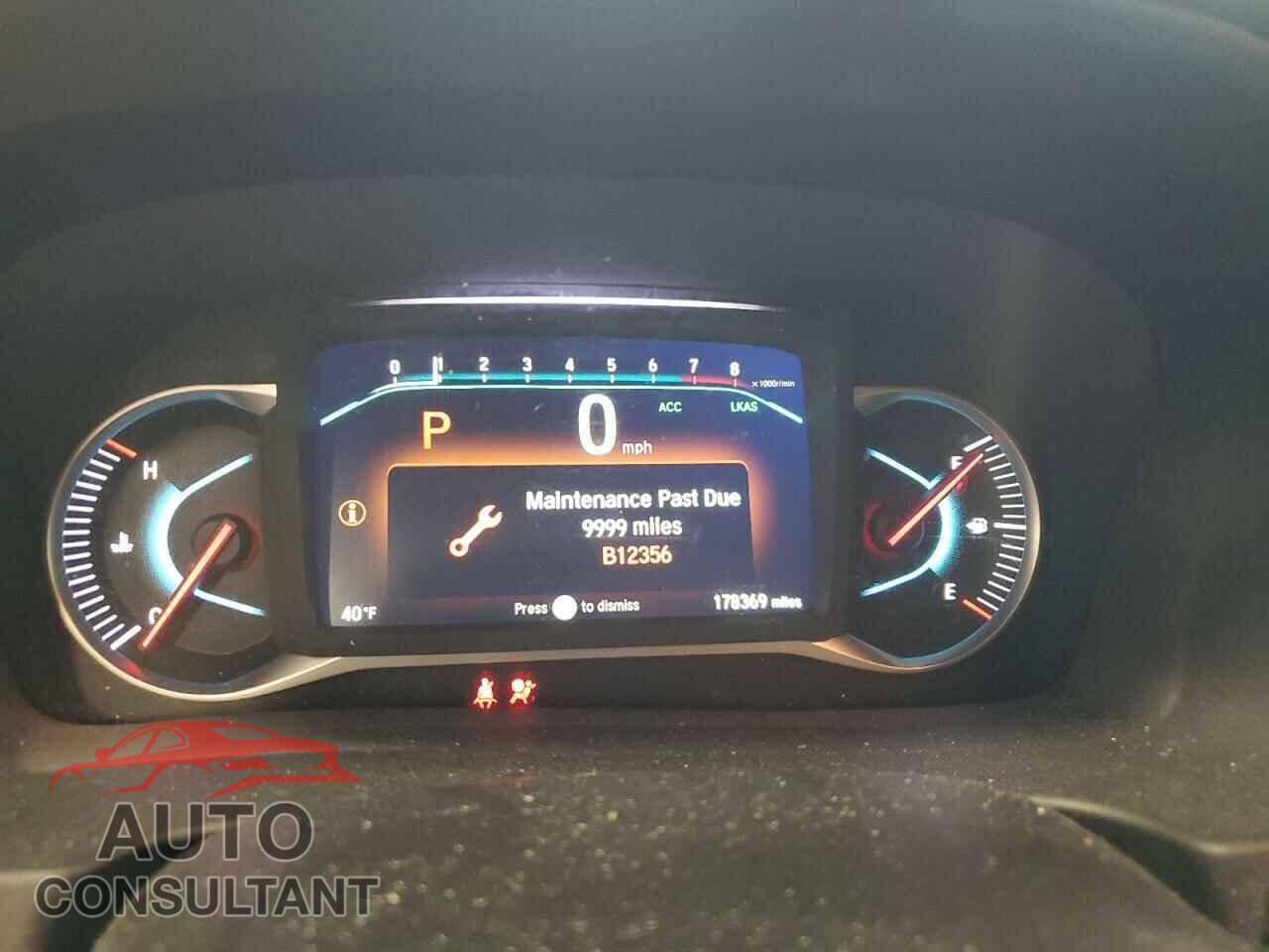 HONDA PILOT 2019 - 5FNYF6H93KB078932