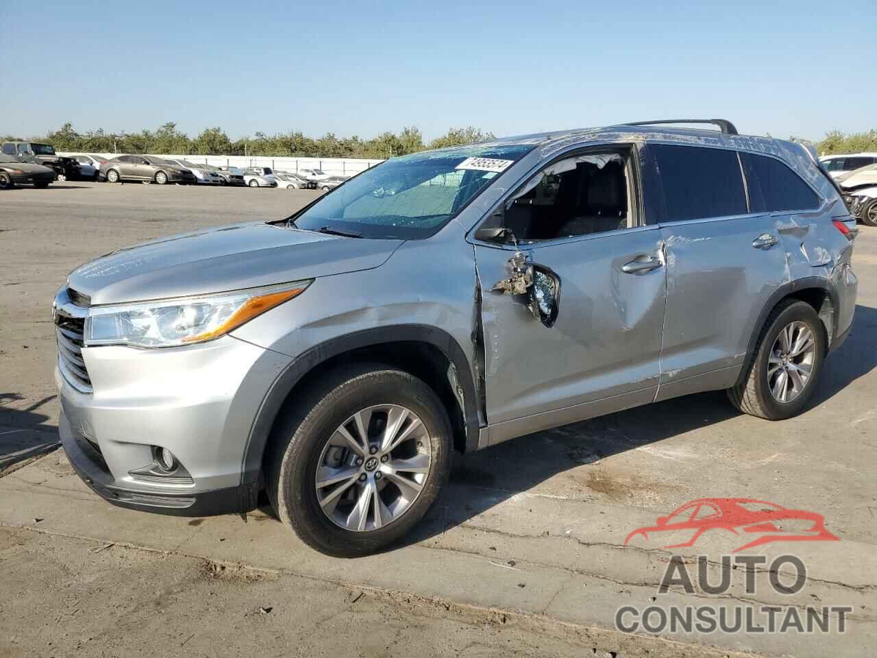 TOYOTA HIGHLANDER 2016 - 5TDZKRFH3GS158603