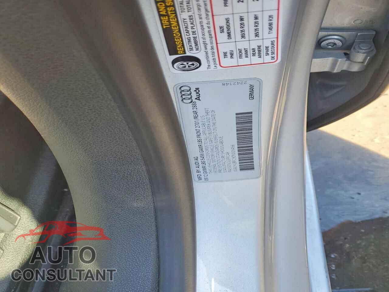 AUDI A7 2013 - WAUYGBFC9DN005456
