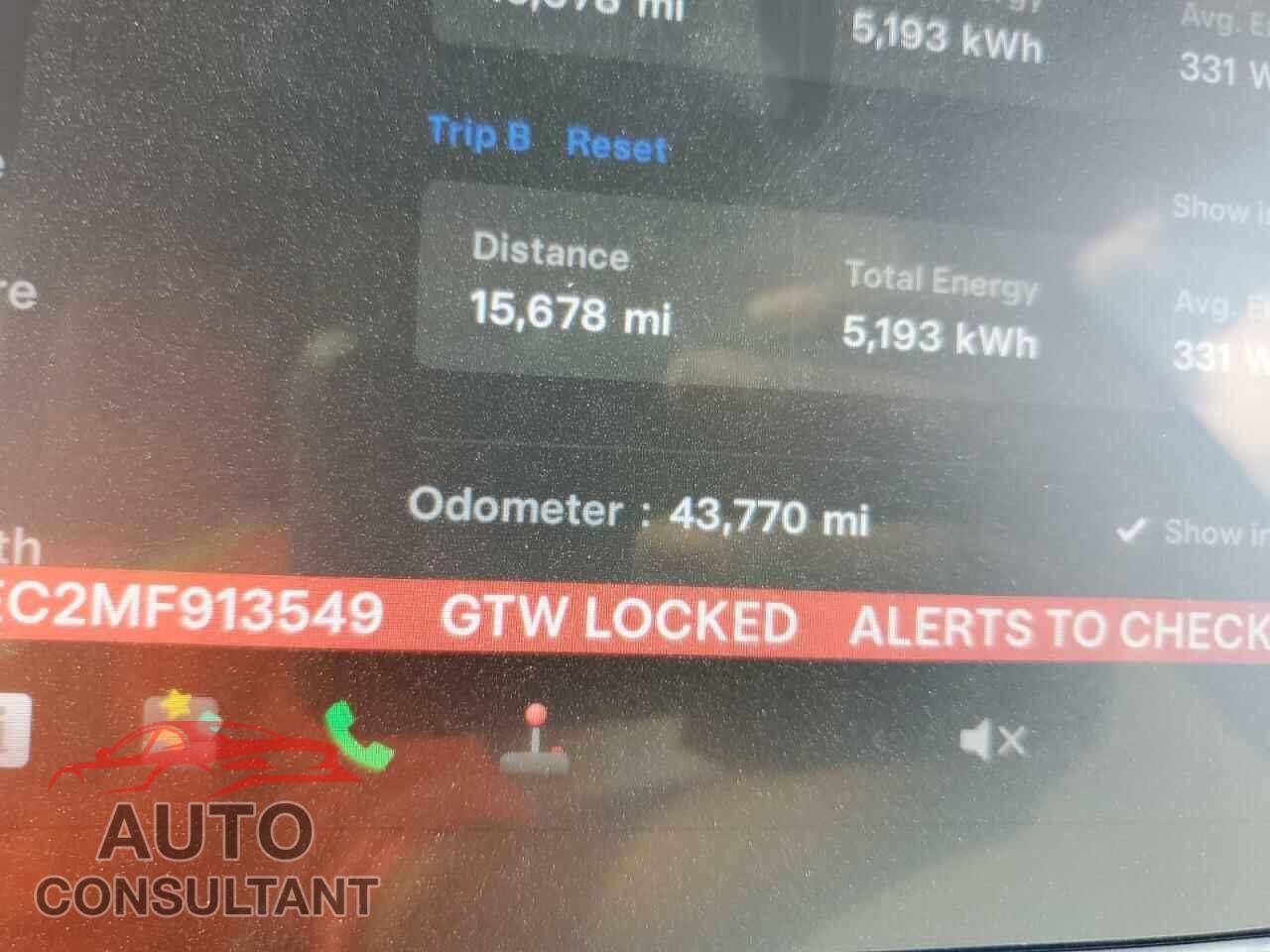 TESLA MODEL 3 2021 - 5YJ3E1EC2MF913549