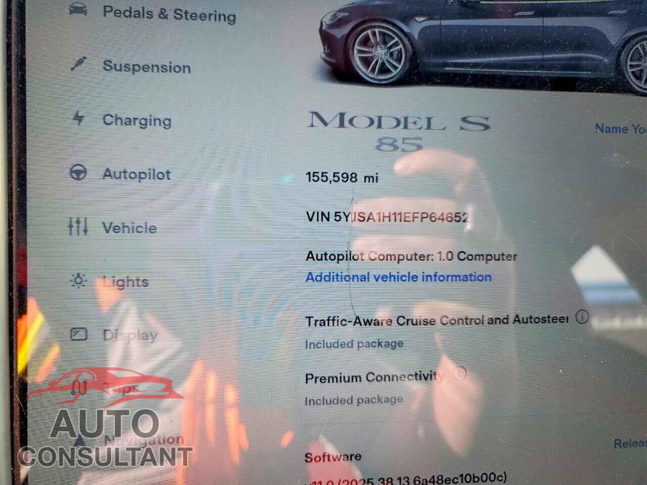 TESLA MODEL S 2014 - 5YJSA1H11EFP64652