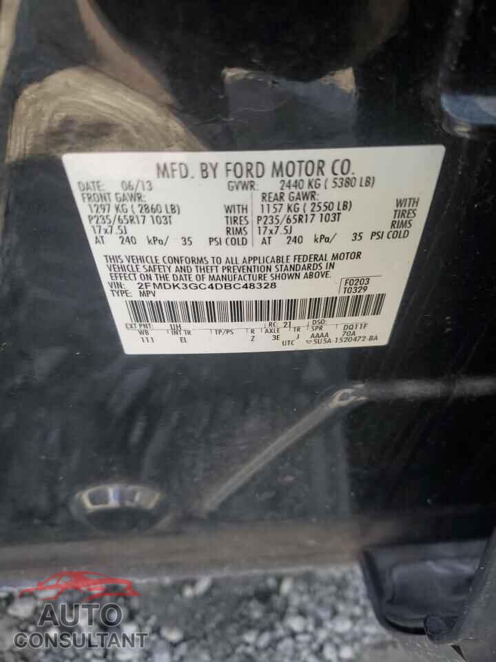 FORD EDGE 2013 - 2FMDK3GC4DBC48328
