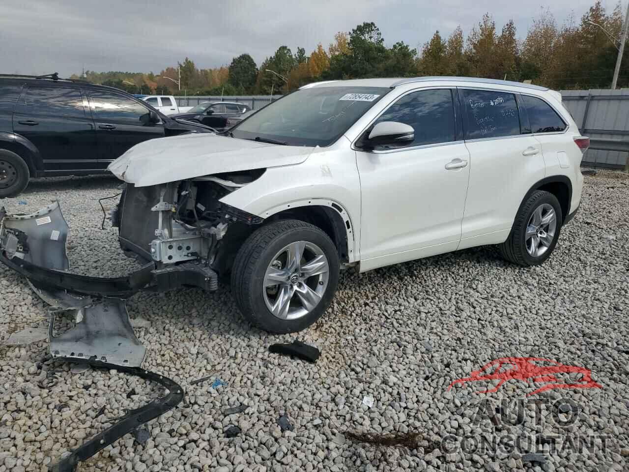 TOYOTA HIGHLANDER 2016 - 5TDYKRFH2GS124423