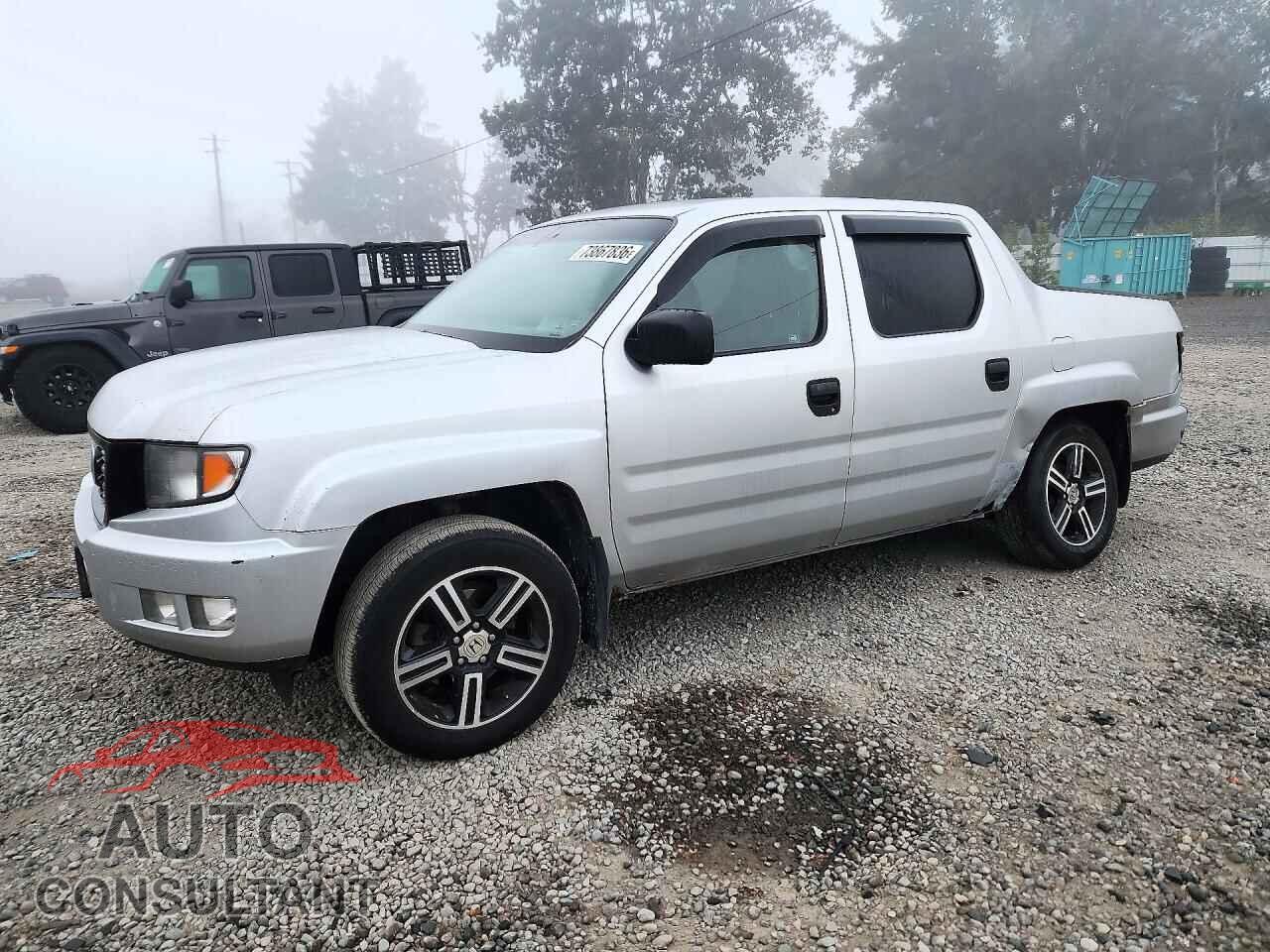 HONDA RIDGELINE 2012 - 5FPYK1F73CB460788