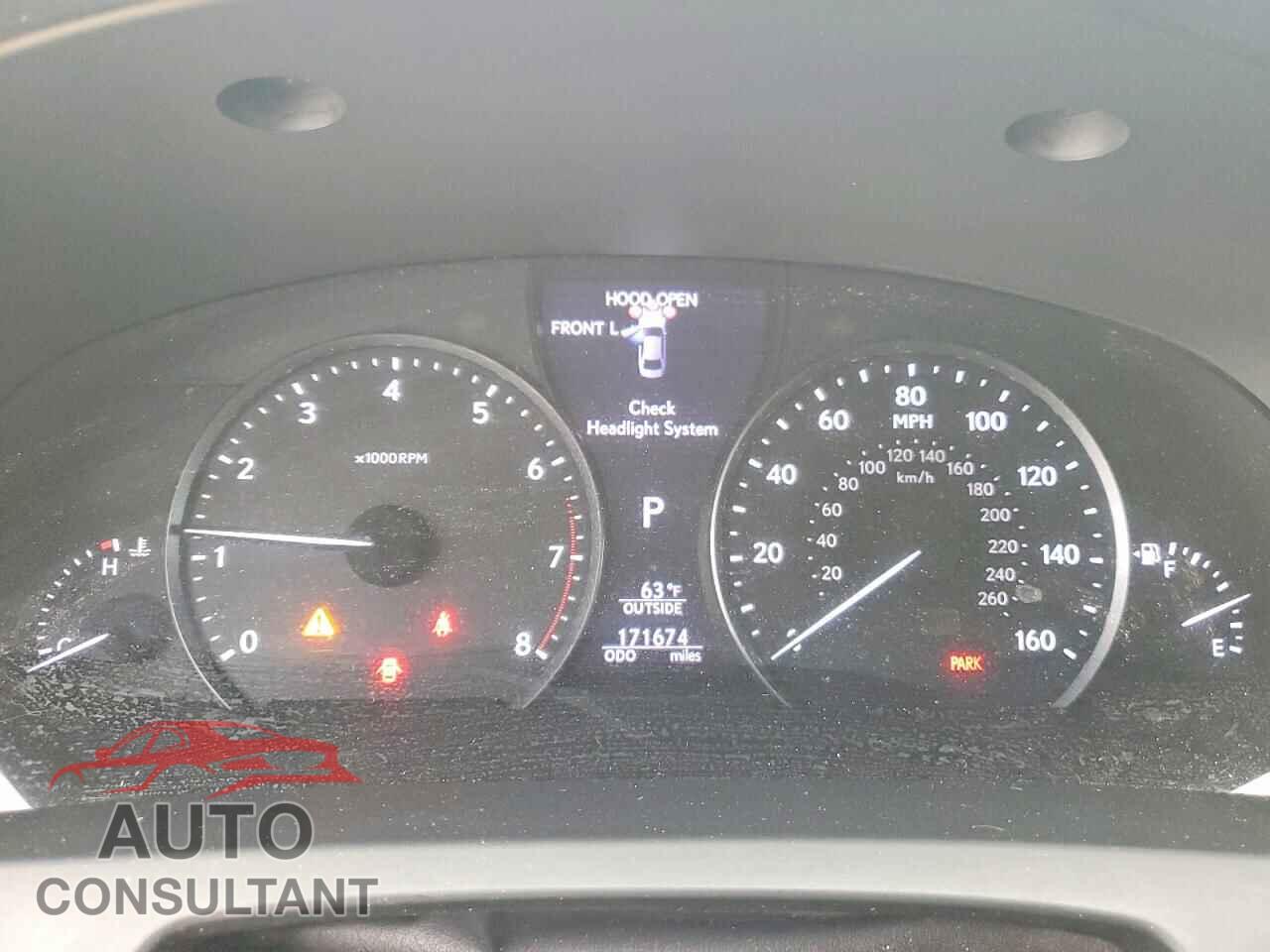 LEXUS LS460 2013 - JTHDL5EF8D5005859