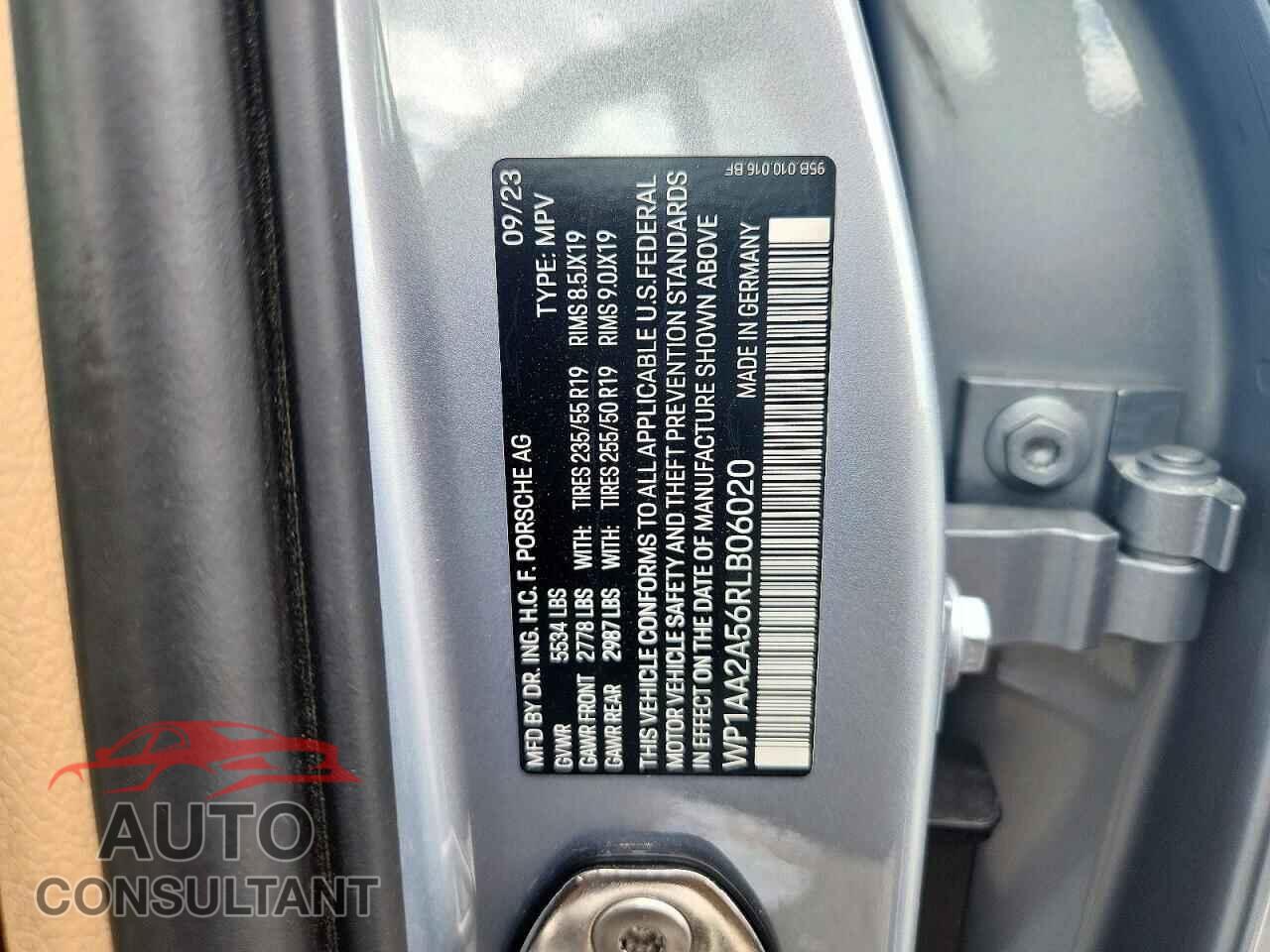 PORSCHE MACAN 2024 - WP1AA2A56RLB06020