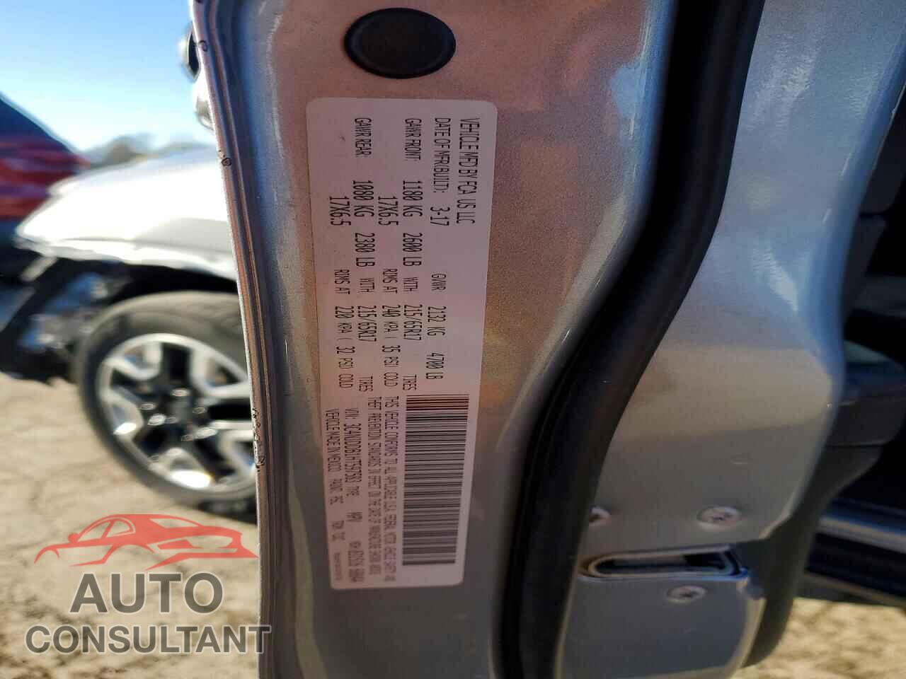 JEEP COMPASS 2017 - 3C4NJDDB1HT597583