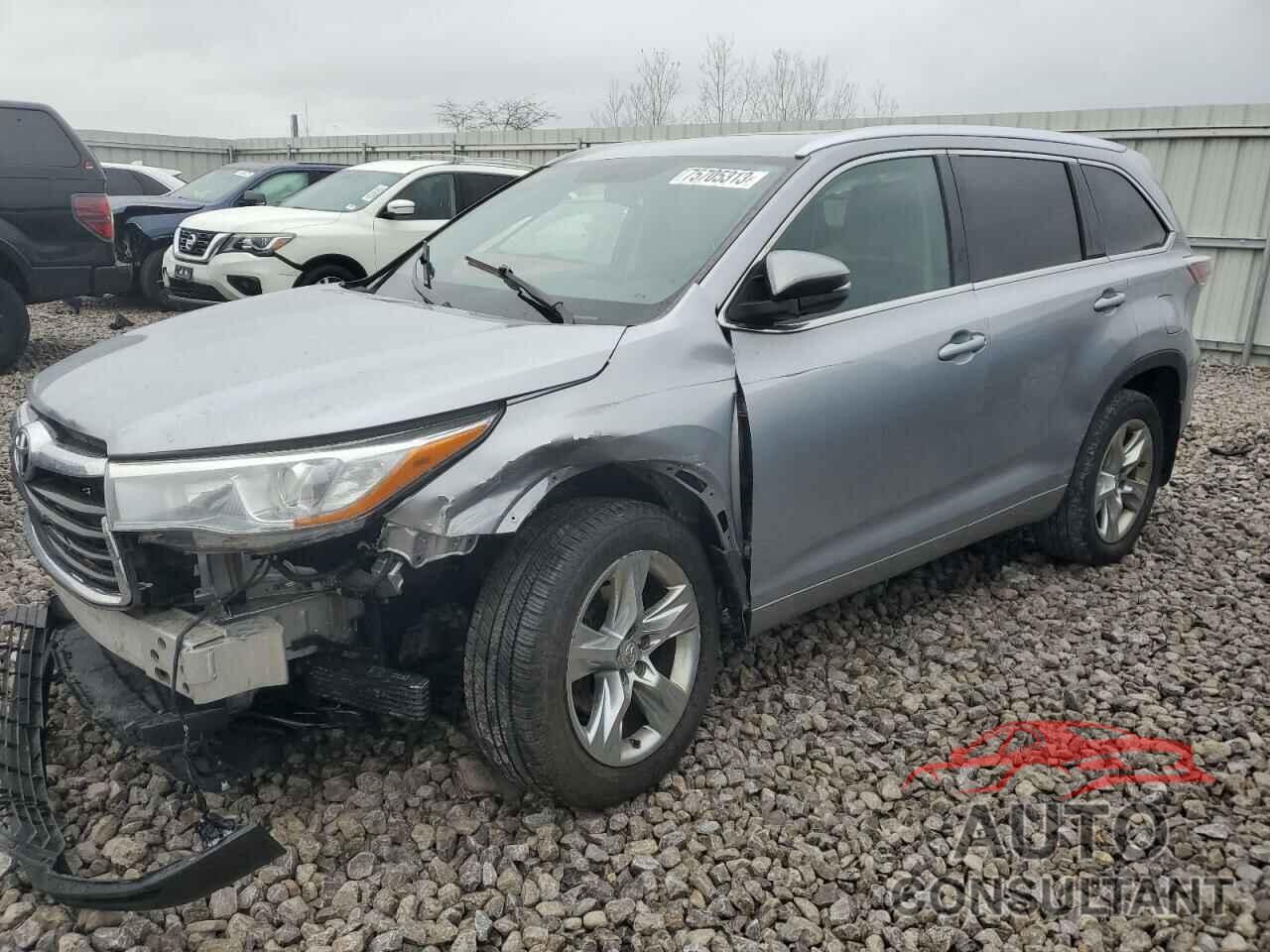 TOYOTA HIGHLANDER 2015 - 5TDDKRFH3FS093244