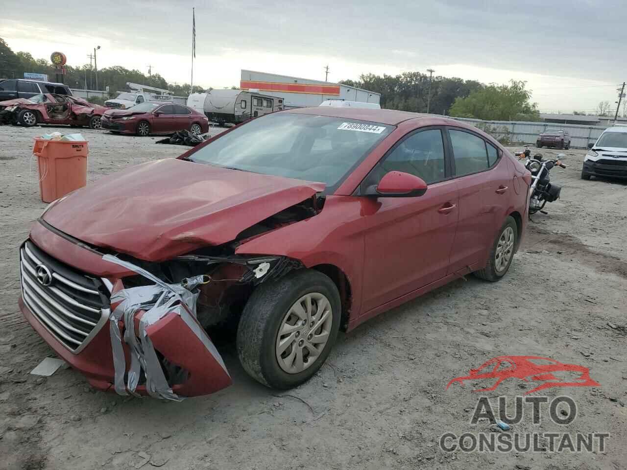 HYUNDAI ELANTRA 2017 - KMHD74LF6HU421743