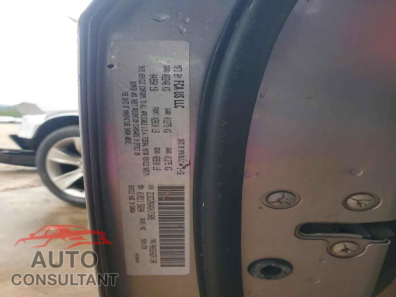 DODGE CHALLENGER 2016 - 2C3CDZAG4GH171605