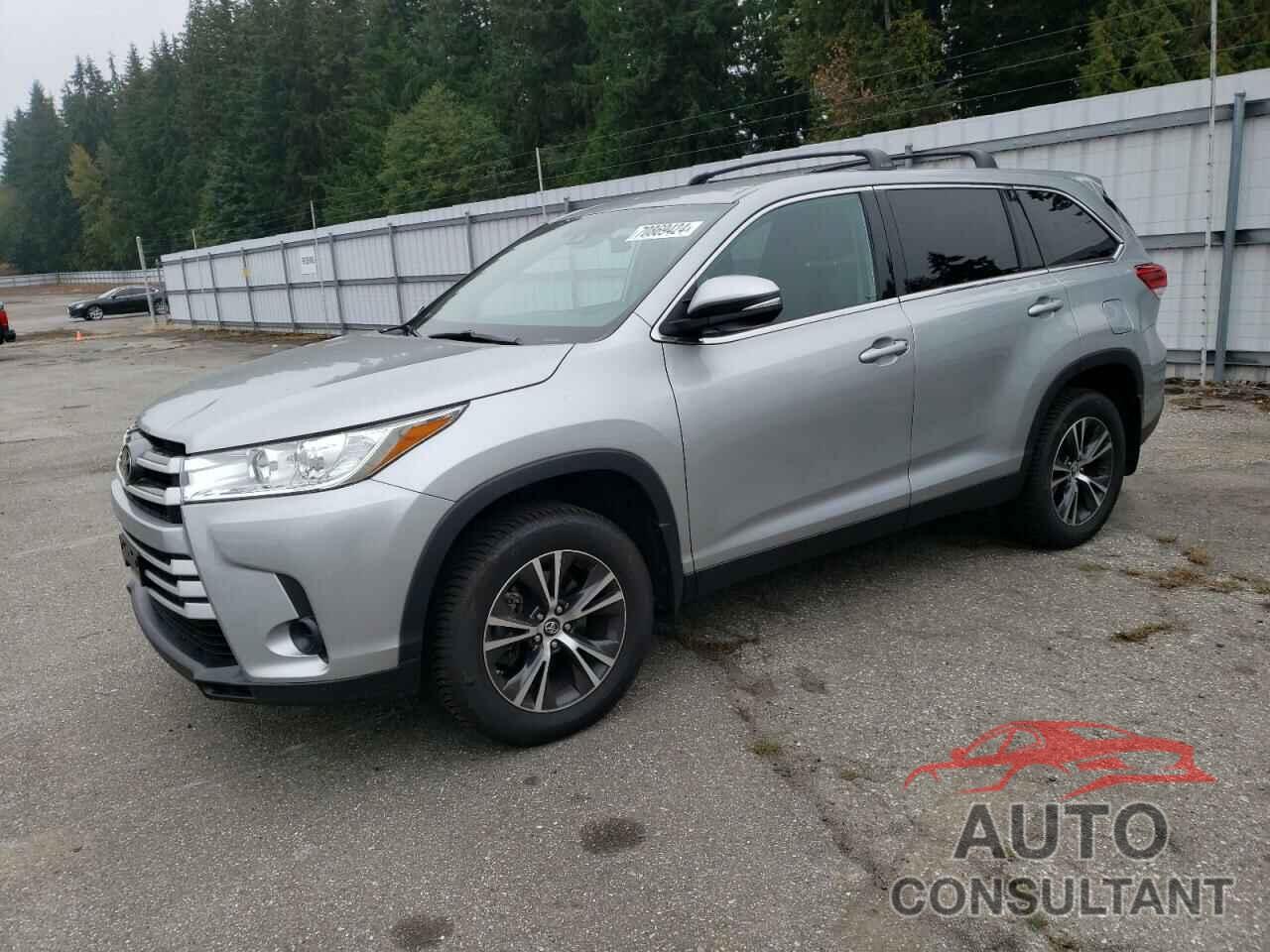 TOYOTA HIGHLANDER 2019 - 5TDBZRFH2KS986809