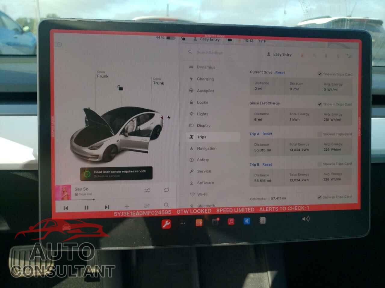 TESLA MODEL 3 2021 - 5YJ3E1EA3MF024595