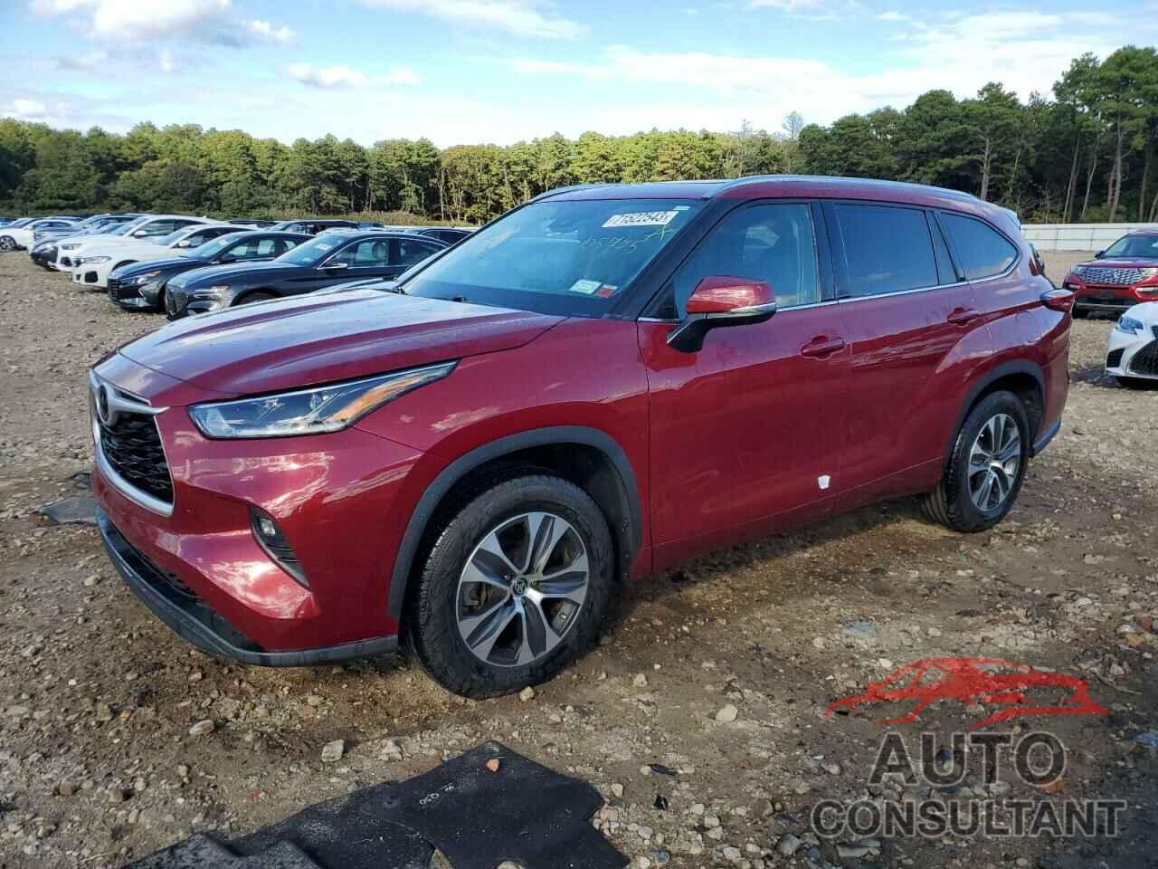 TOYOTA HIGHLANDER 2021 - 5TDGZRBH3MS105775