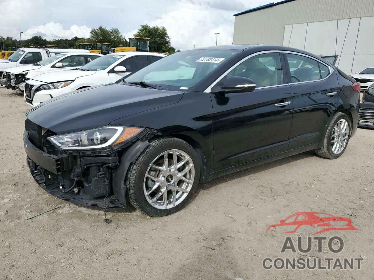 HYUNDAI ELANTRA 2017 - KMHD84LF5HU164538