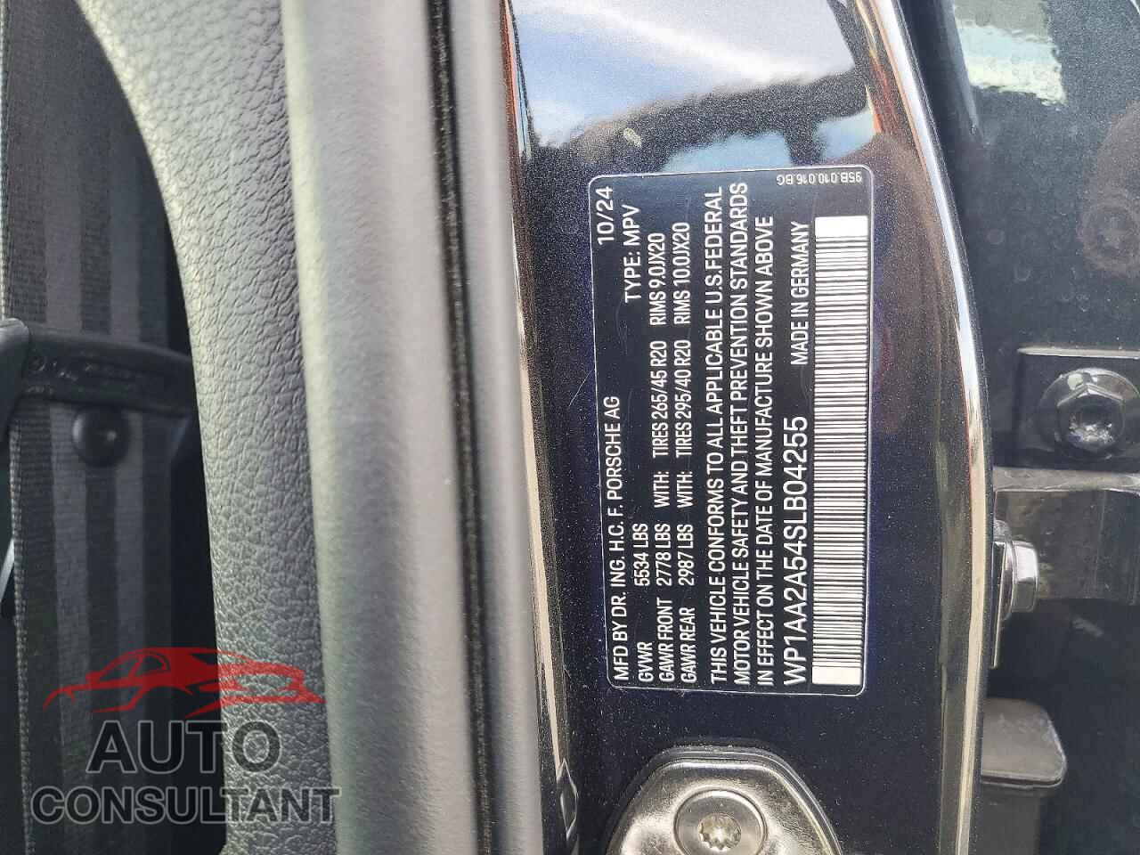 PORSCHE MACAN 2025 - WP1AA2A54SLB04255